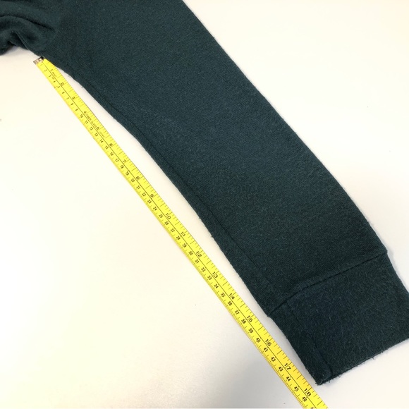 Cropped Lightweight Hunter Green Hoodie, Sz XL - Picture 8 of 12